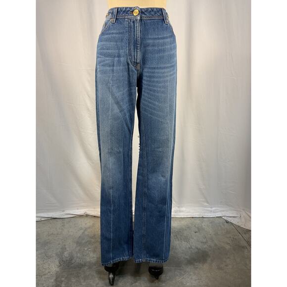 Versace Stonewash Straight Leg Denim Jean Size 26 - Picture 2 of 6